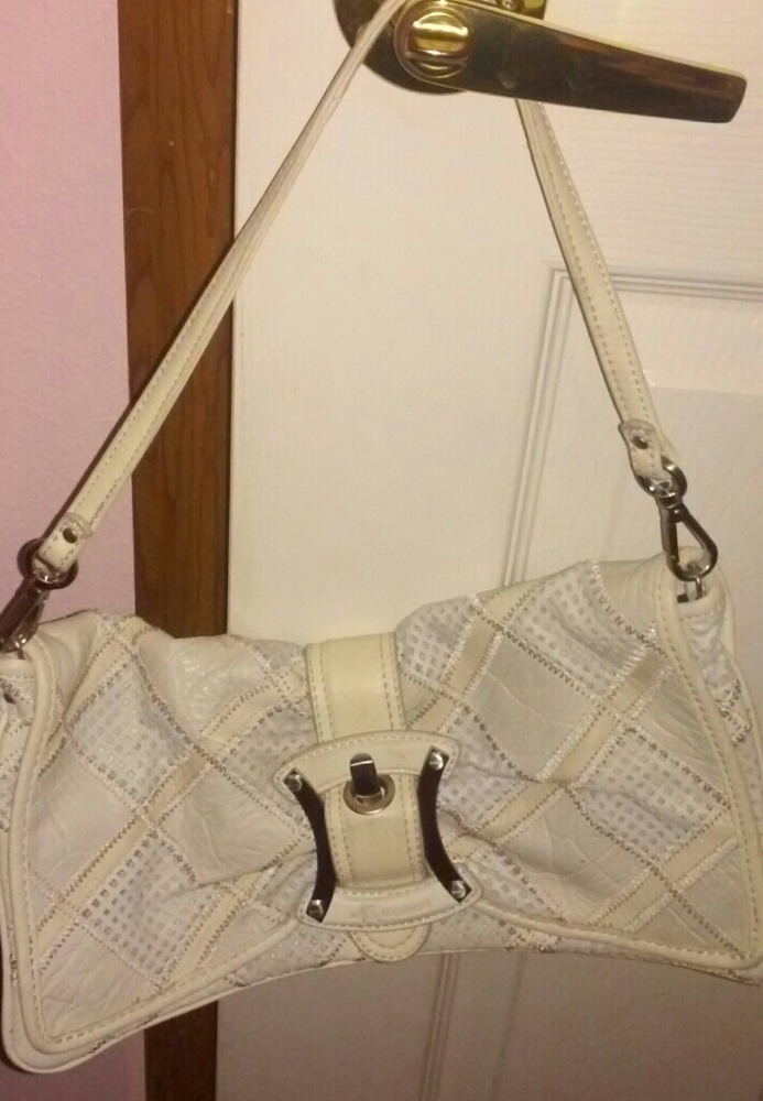 B.Makowsky Patchwork Leather Hobo - image 5